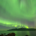 Northern lights on Akureyri, Iceland