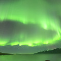 Northern lights on Akureyri, Iceland